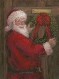 Santa With Wreath-Mary Miller Veazie-Giclee Print