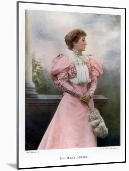 Mary Moore, English Actress and Theatre Manager, 1901-W&d Downey-Mounted Giclee Print