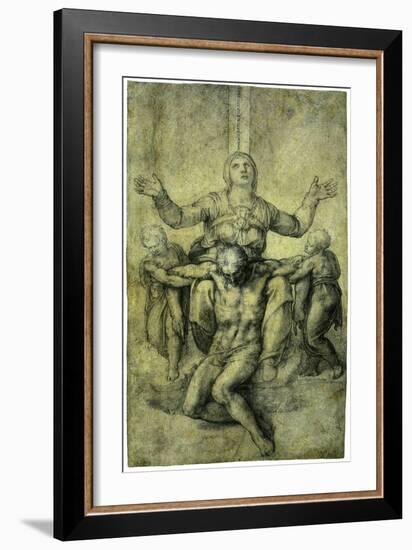 Mary Mourns Christ, 1510-Michelangelo Buonarroti-Framed Giclee Print