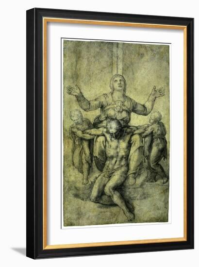 Mary Mourns Christ, 1510-Michelangelo Buonarroti-Framed Giclee Print