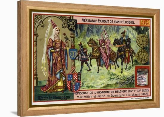 Mary of Burgundy and Her Husband, Archduke Maximilian of Austria, Hunting, 1482-null-Framed Premier Image Canvas