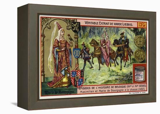 Mary of Burgundy and Her Husband, Archduke Maximilian of Austria, Hunting, 1482-null-Framed Premier Image Canvas