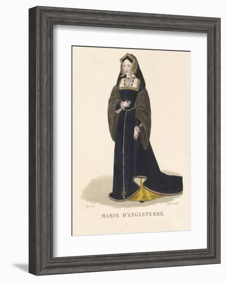 Mary of England-Louis-Marie Lante-Framed Premium Giclee Print