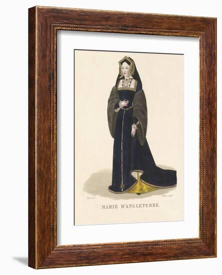 Mary of England-Louis-Marie Lante-Framed Premium Giclee Print