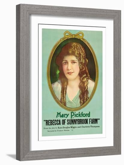 Mary of Sunnybrook Farm-null-Framed Art Print