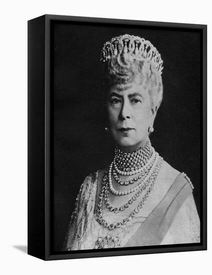 Mary of Teck, Queen Consort of George V of the United Kingdom, C1936-null-Framed Premier Image Canvas