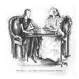 "No, I have to stay here and work.  I'm unloading copper." - New Yorker Cartoon-Mary Petty-Framed Premium Giclee Print