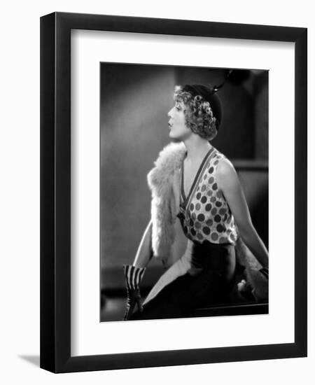 Mary Pickford. "Kiki" [1931], Directed by Sam Taylor.-null-Framed Photographic Print