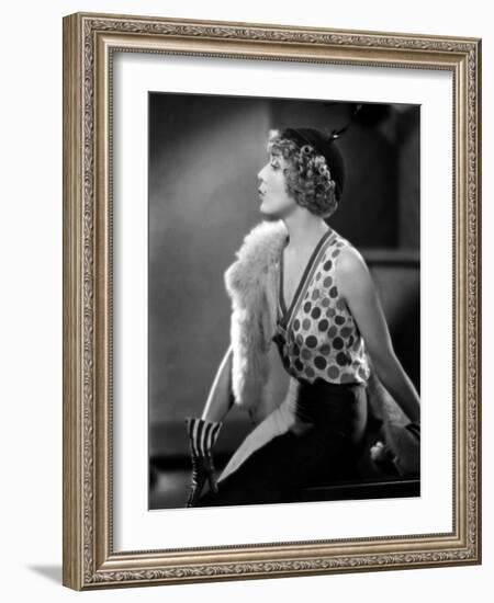 Mary Pickford. "Kiki" [1931], Directed by Sam Taylor.-null-Framed Photographic Print