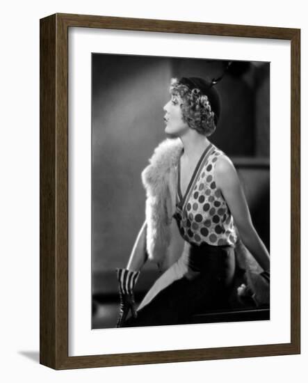 Mary Pickford. "Kiki" [1931], Directed by Sam Taylor.-null-Framed Photographic Print