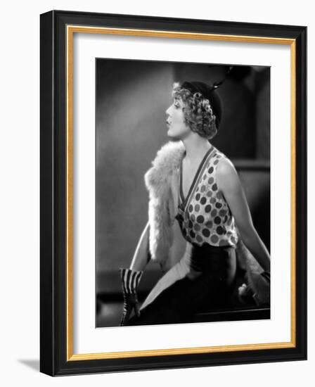 Mary Pickford. "Kiki" [1931], Directed by Sam Taylor.-null-Framed Photographic Print