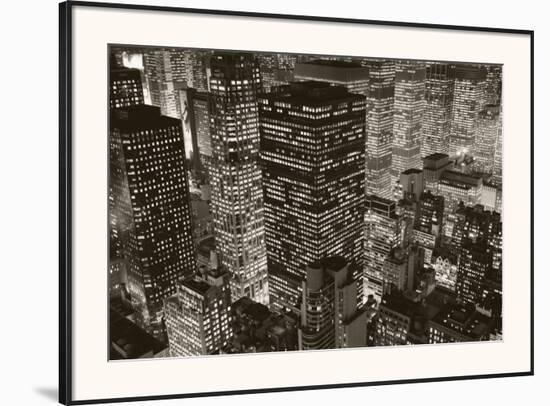 Mary Poppins over Midtown, New York, 2006-Michael Kenna-Framed Art Print
