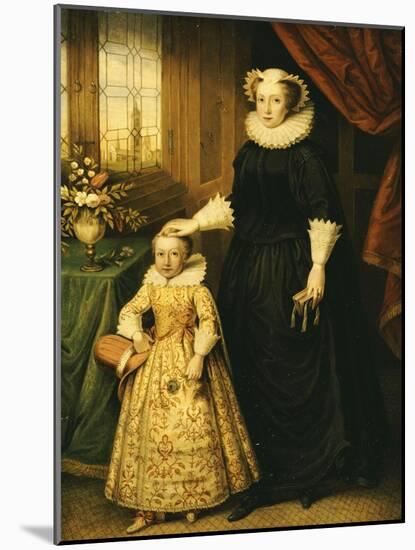 Mary, Queen of Scots (1542 - 1587), and Her Son James I (1566 - 1625)-Bernhard Lens-Mounted Giclee Print