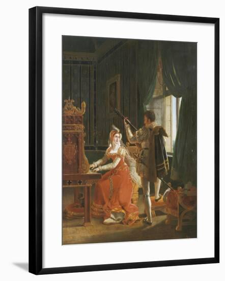 Mary Queen of Scots and Lord Darnley-Frederick William Hayes-Framed Giclee Print