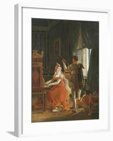 Mary Queen of Scots and Lord Darnley-Frederick William Hayes-Framed Giclee Print