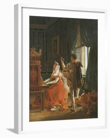 Mary Queen of Scots and Lord Darnley-Frederick William Hayes-Framed Giclee Print