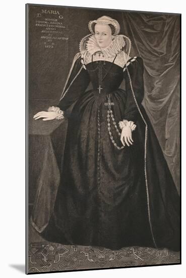 'Mary, Queen of Scots', c16th century, (1904)-Unknown-Mounted Giclee Print