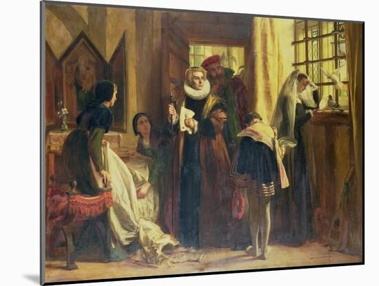 Mary Queen of Scots in Captivity, 1871-John Callcott Horsley-Mounted Giclee Print