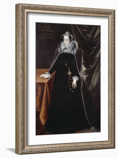 Mary, Queen of Scots (Mary Stuart)-Nicholas Hilliard-Framed Giclee Print