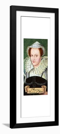 Mary, Queen of Scotts, taken from a series of cigarette cards, 1935. Artist: Unknown-Unknown-Framed Giclee Print