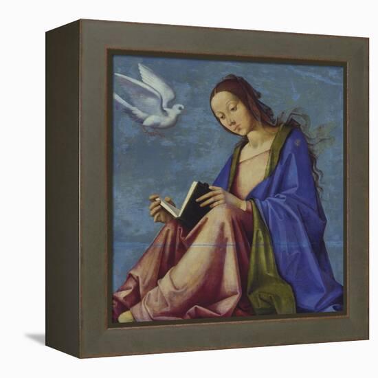 Mary Reading-Lorenzo Costa-Framed Premier Image Canvas