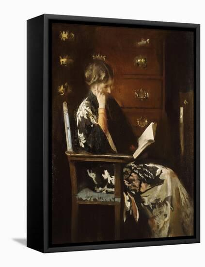 Mary Reading-Edmund Charles Tarbell-Framed Premier Image Canvas