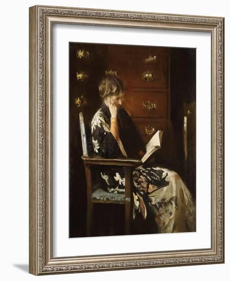 Mary Reading-Edmund Charles Tarbell-Framed Giclee Print