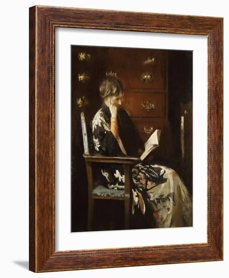 Mary Reading-Edmund Charles Tarbell-Framed Giclee Print