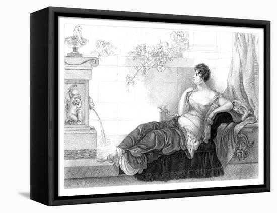 Mary Robinson (1757-180), English Poet and Novelist, 1830-Henry Adlard-Framed Premier Image Canvas