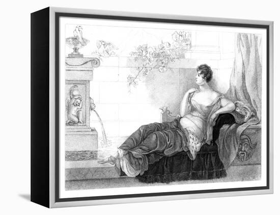 Mary Robinson (1757-180), English Poet and Novelist, 1830-Henry Adlard-Framed Premier Image Canvas