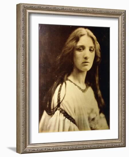 Mary Ryan, July 1867, 1867-Julia Margaret Cameron-Framed Giclee Print