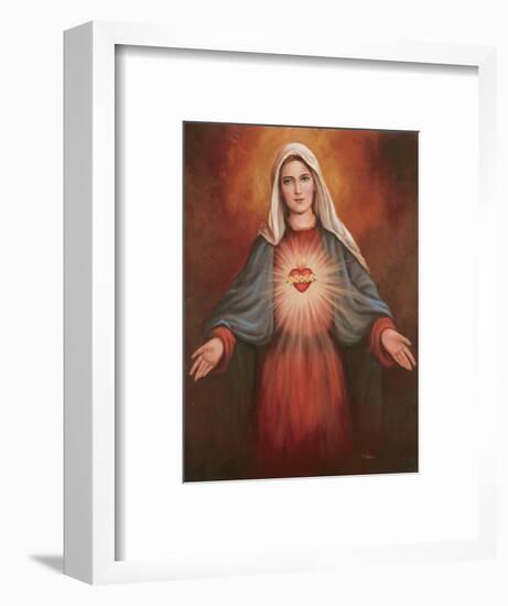 Mary's Immaculate Heart-Unknown Chiu-Framed Art Print