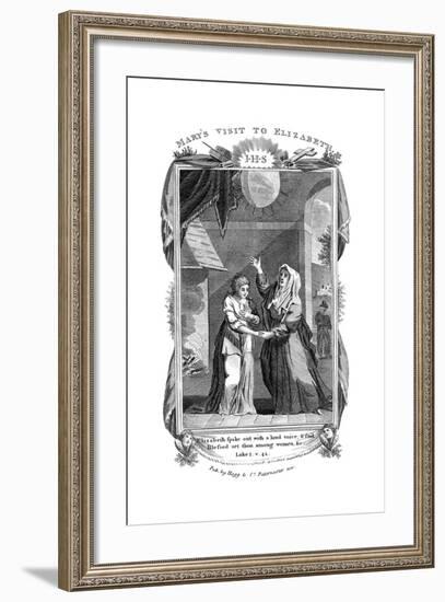 Mary's Visit to Elizabeth, C1808-null-Framed Giclee Print