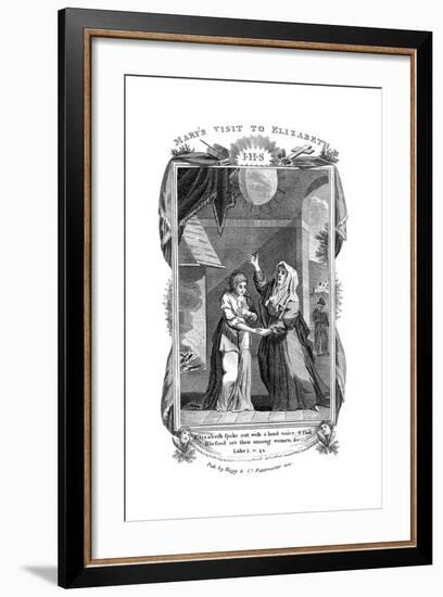 Mary's Visit to Elizabeth, C1808-null-Framed Giclee Print