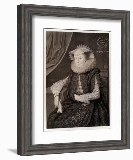 Mary Sidney-Marcus Gheeraerts The Younger-Framed Giclee Print