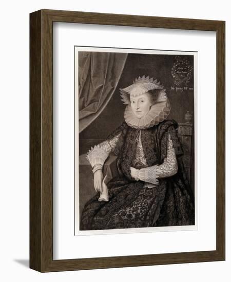 Mary Sidney-Marcus Gheeraerts The Younger-Framed Giclee Print