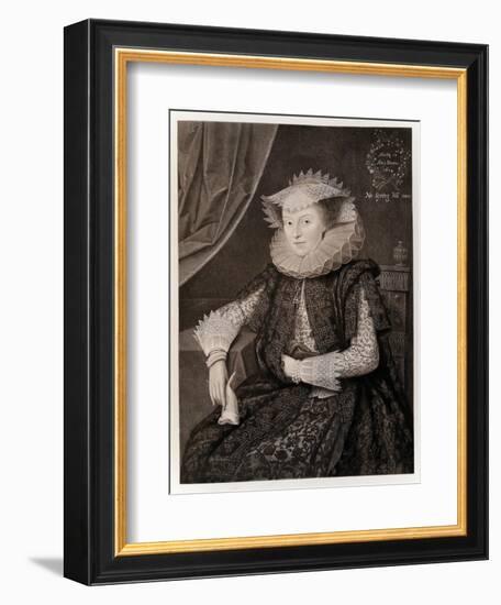 Mary Sidney-Marcus Gheeraerts The Younger-Framed Giclee Print