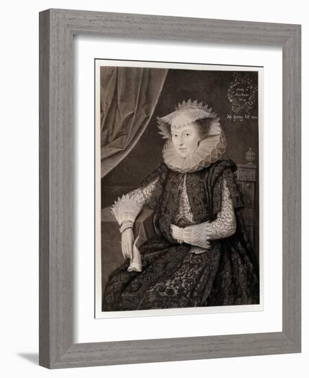 Mary Sidney-Marcus Gheeraerts The Younger-Framed Giclee Print