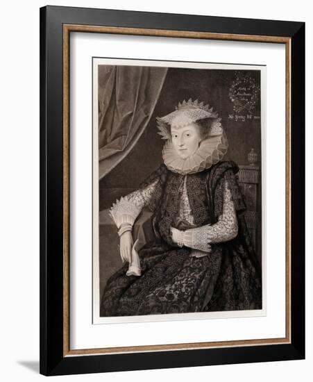 Mary Sidney-Marcus Gheeraerts The Younger-Framed Giclee Print