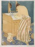 Maternal Caress, 1921  wove paper)-Mary Stevenson Cassatt-Giclee Print
