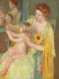 Nurse Reading to a Little Girl, 1895-Mary Stevenson Cassatt-Framed Premier Image Canvas