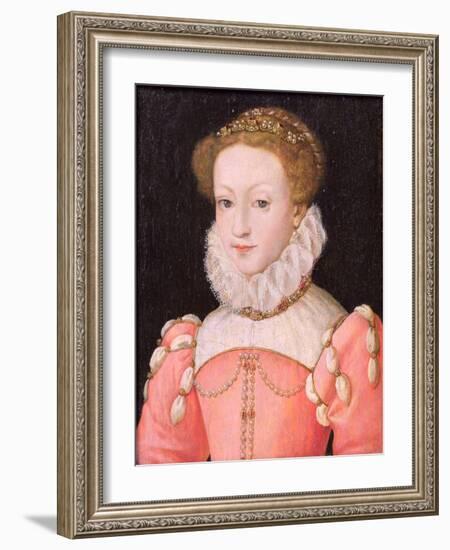 Mary Stuart (1542-87)-Francois Clouet-Framed Giclee Print