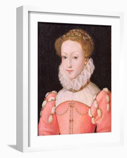 Mary Stuart (1542-87)-Francois Clouet-Framed Giclee Print