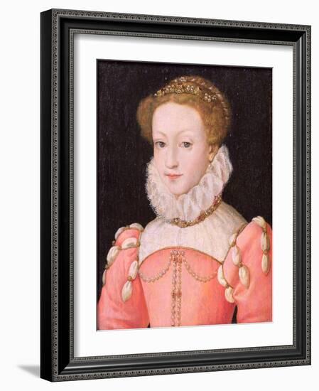 Mary Stuart (1542-87)-Francois Clouet-Framed Giclee Print
