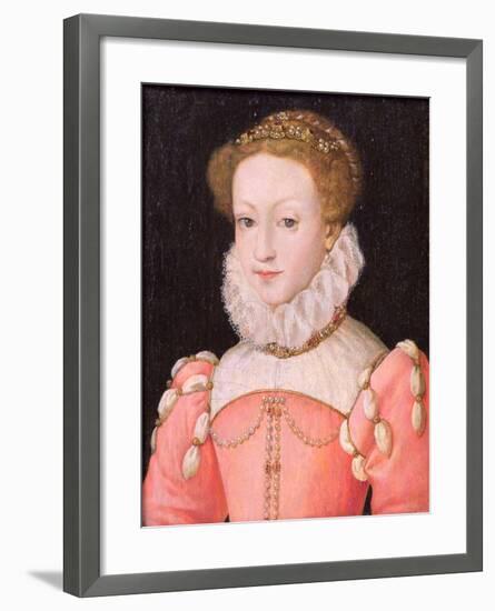 Mary Stuart (1542-87)-Francois Clouet-Framed Giclee Print
