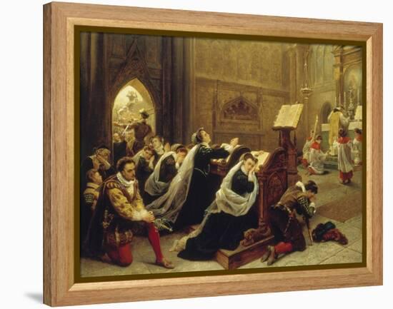 Mary Stuart, 1866-Emanuel Leutze-Framed Premier Image Canvas