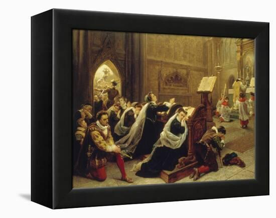 Mary Stuart, 1866-Emanuel Leutze-Framed Premier Image Canvas