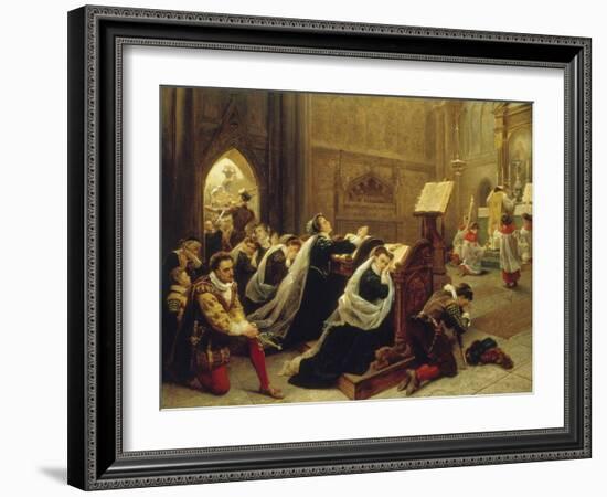 Mary Stuart, 1866-Emanuel Leutze-Framed Giclee Print