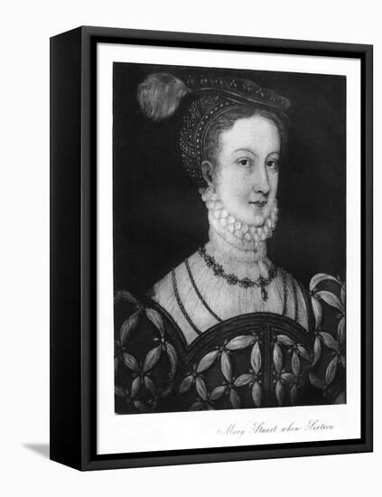 Mary Stuart at Sixteen-null-Framed Premier Image Canvas