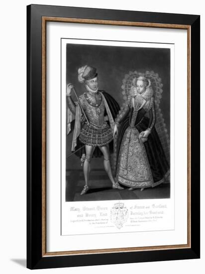Mary Stuart, Queen of France and Scotland, and Henry Lord Darnley, Her Husband-Robert Dunkarton-Framed Giclee Print